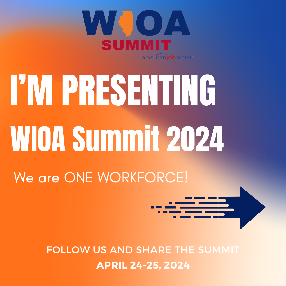 I'm presenting at the WIOA Summit 2024